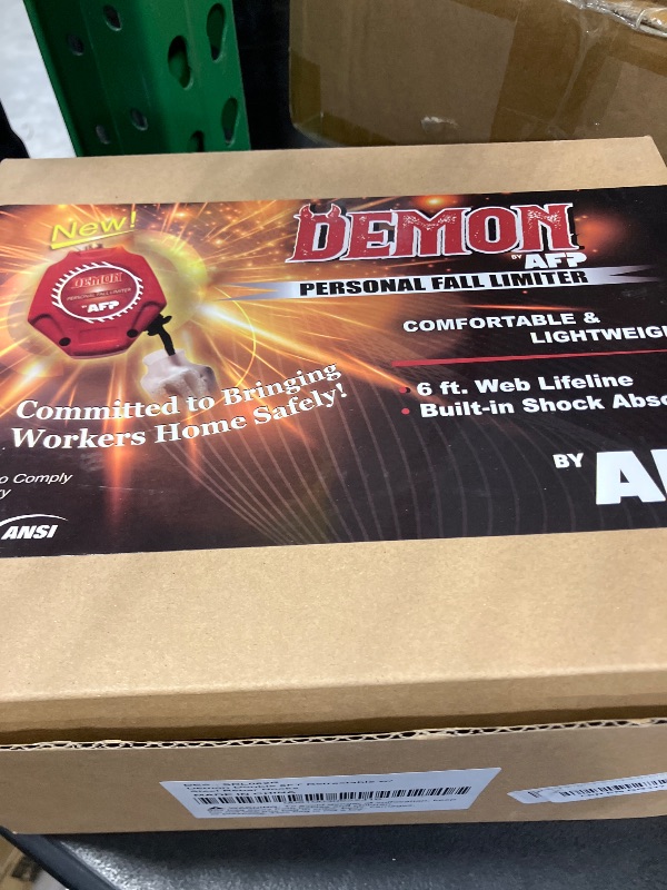 Photo 1 of AFP Demon 6 FT Dual Leg Self-Retracting Lifeline Web Lanyard Retractable, 1.97-inch Gate Opening Steel Locking Rebar Hooks, Double Yoyo, Shock Absorber | Tower Fall Protection OSHA & ANSI Rated SRL