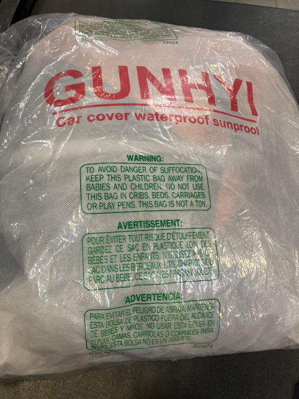 Photo 1 of GUNHYI Hatchback Car Cover for Automobiles All Weather Waterproof, Universal Fit Kia Rio, Toyota Yaris, Mitsubishi Mirage, Chevrolet Bolt EV/Sonic, Mini Cooper 2-Door/4-Door etc.