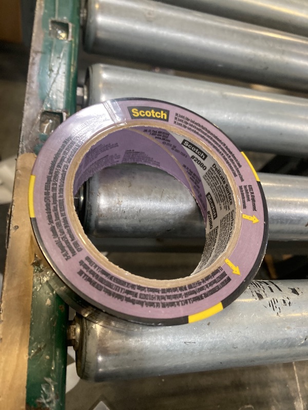 Photo 1 of Scotch Delicate Surfaces Painters Tape, 1.41 in x 60 yd, Damage-Free Painting Prep, Protect Delicate Surfaces, UV & Sunlight Resistant, Solvent-Free Adhesive, Indoor Masking Tape, 1 Roll (2080-36EC)