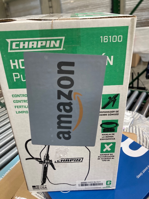 Photo 1 of Chapin 16100 Pump Sprayer, 1?Gallon, Lawn & Garden, Translucent Poly Tank, Adjustable Cone Nozzle, Ergonomic Handle & in?Tank Filter for Herbicides, Pesticides, Fertilizers & Cleaning Tasks