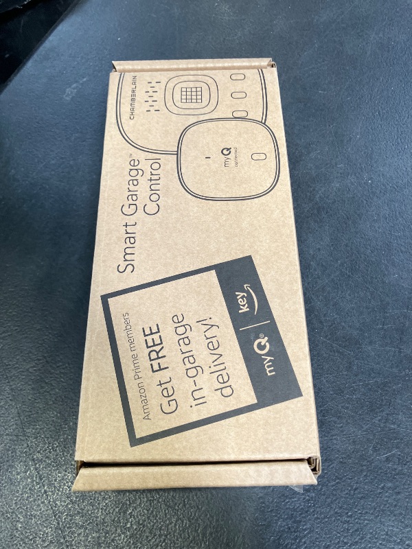 Photo 1 of CHAMBERLAIN Smart Garage Control - Wireless Garage Hub and Sensor with Wifi & Bluetooth - Smartphone Controlled, myQ-G0401-ES, White