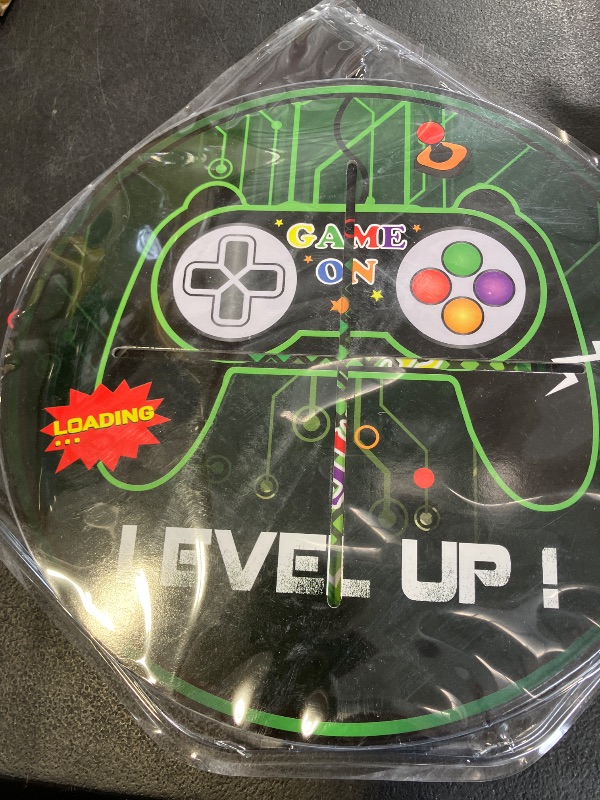 Photo 1 of WERNNSAI Video Game Cupcake Stand - 3-Tier Video Game Party Decorations for Boys Gamer Green Gaming Cupcake Holder Round Serving Tray Stand Dessert Tower for Level Up Birthday Decorations