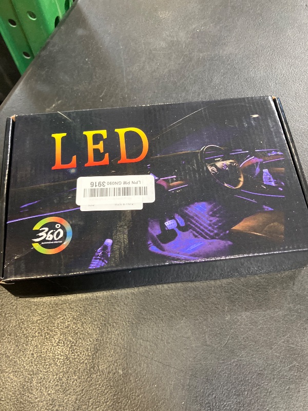 Photo 1 of Interior Car LED Strip Lights APP Control, 5 in 1 RGB 16 Million Colors Ambient Lighting Kit with 236 inches Fiber Optic, Music Mode Inside Car Lighting Decorations
