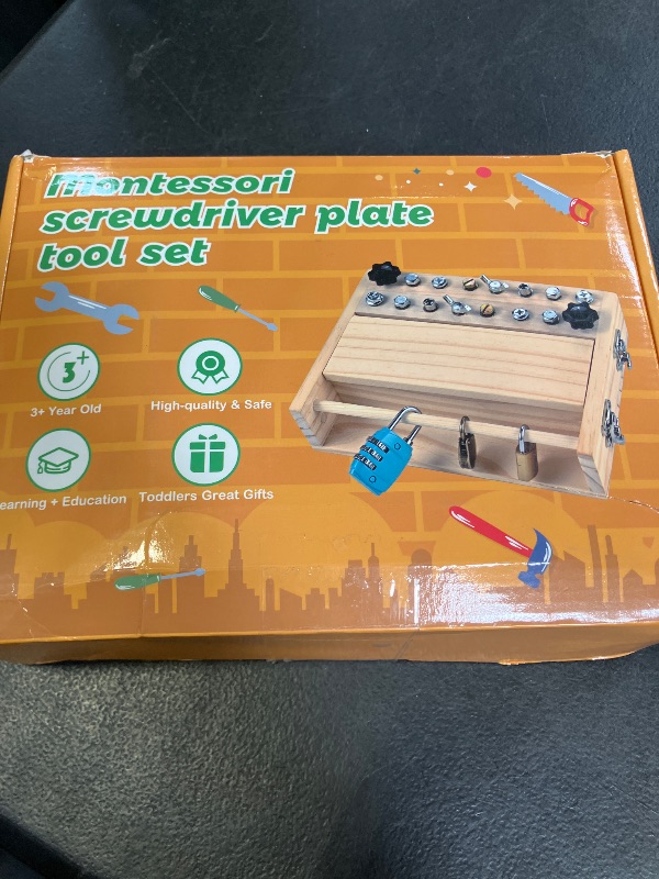 Photo 1 of 16-Hole Wooden Therapy Pegboard Multifunctional Finger Dexterity for Fine Motor Skills, Hand-Eye Coordination Ideal for Home Office Seniors Men Women and Occupational Therapy