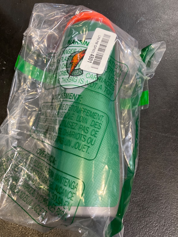 View 2 of Gatorade 32oz Gator-skin Bottle, Green, One Size