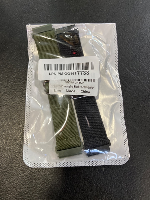 Photo 1 of Lzwldan 2 Pack Stretchy Nylon Watch Bands Compatible with Woneligo/Fitpolo Smart Watch IDW13, Loop Soft Elastic Straps for FITVII H56/ID208Plus/Gydom/ENOMIR/Amzhero/TOOBUR/MILOUZ/Tensky IDW19 Watch