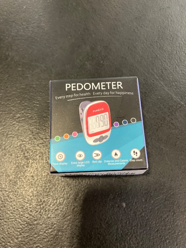 Photo 1 of PINGKO Outdoor Multi-Function Portable Sport Pedometer Step/Distance/Calories/Counter - Pink