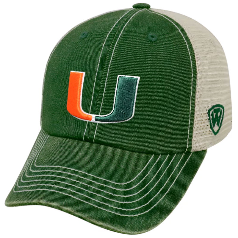 Photo 1 of Collegiate Hats - Fitted Caps Adjustable Hats and Snapbacks Available (Adjustable Hat, Miami Vintage)