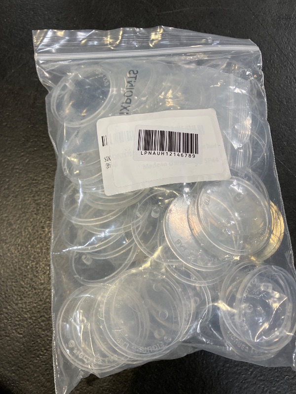 Photo 1 of SIXPOINTS 70 Pieces Clear Round Figure Display Stand Base Compatible with 3.75” Vintage Star Wars Movie Action Figures toy, 37.5mm Wide Disc,3.6mm Peg Doll Model Support Stand…