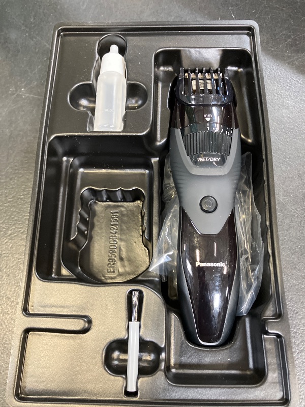 Photo 1 of Panasonic Cordless Beard Trimmer for Men with Precision Dial, 19 Adjustable Length Settings, Rechargeable Battery, Washable, Birthday Gifts for Men, ER-GB42-K (Black)