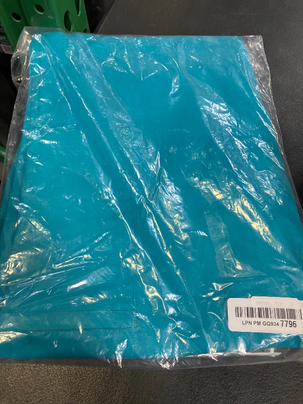 View 2 of Cherokee Scrubs for Men Tapered Leg Mens Cargo Scrub Pants-5 Pockets,Drawstring,2 Way Stretch Medical Scrub Bottom, M, Teal Blue