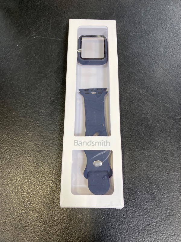 Photo 1 of Sport Silicone Band and Case Compatible with Apple Watch Bands 38mm 40mm 41mm 42mm 44mm 45mm 46mm, Waterproof Apple Watch Strap & Screen Protector iWatch Series 11 10 9 8 SE 7 6 5 4 3 2 1 for Women Men