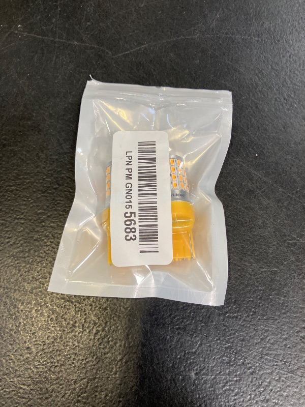 Photo 1 of PHINLION 7443 Amber LED Turn Signal Light Bulbs, Super Bright 3014 72-SMD T20 7440 7444 LED Yellow Bulb for Rear Front Turn Signal Blinker Parking Lights, Pack of 2