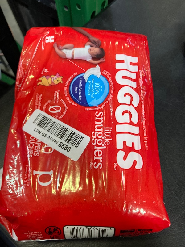 Photo 1 of Huggies Newborn Diapers, Little Snugglers Baby Diapers, Size Preemie (up to 6 lbs), 30 Count