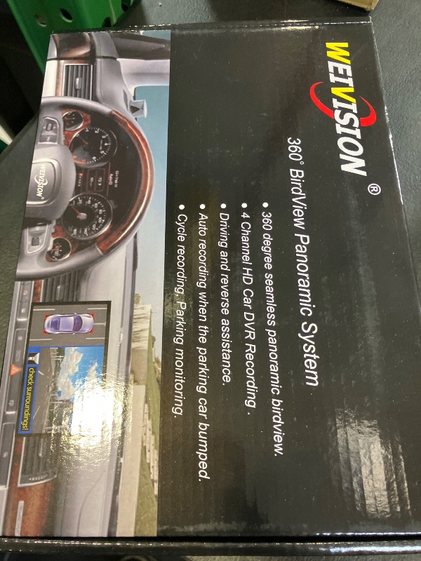 Photo 1 of Weivision Super Hd 1080P Car 360 Degree Bird View Surround System DVR Record Backup Camera Parking Monitoring with HD Sensor
