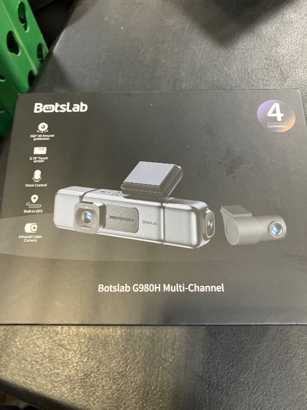 Photo 1 of BOTSLAB 4 Channel Dash Cam 3K Front and Rear Inside 560° Coverage with Magnetic Side Cameras Car Camera with 3.18”Touch Screen 24/7 Parking Mode 5.8GHz WiFi GPS Voice Control (No SD Card)