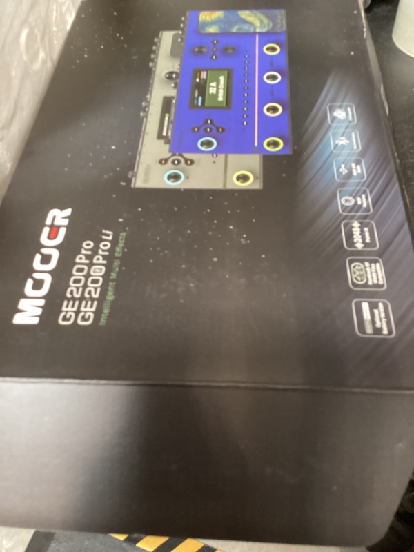 Photo 1 of _________ DIFFERENT MODEL LOOK AT PHOTO***** MOOER GE200 Pro Gen.4.0 Intelligent Guitar Amp Modelling Multi Effects Pedal All-in-one Professional Processor Groove Looper Drum, MIDI, AI Preset, Stem Seperation, MNRS & IR Loader, Preset Share