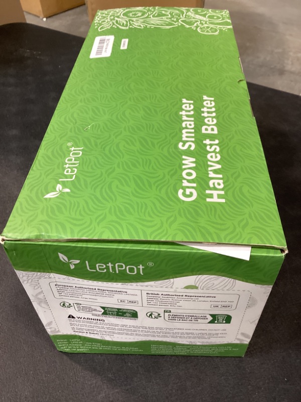 Photo 1 of LETPOT LPH-SE Hydroponics Growing System, 12 Pods Smart Herb Garden Kit Indoor, Indoor Garden, APP & WiFi Controlled, with 24W Growing LED, 5.5L Water Tank, Pump System, Automatic Timer