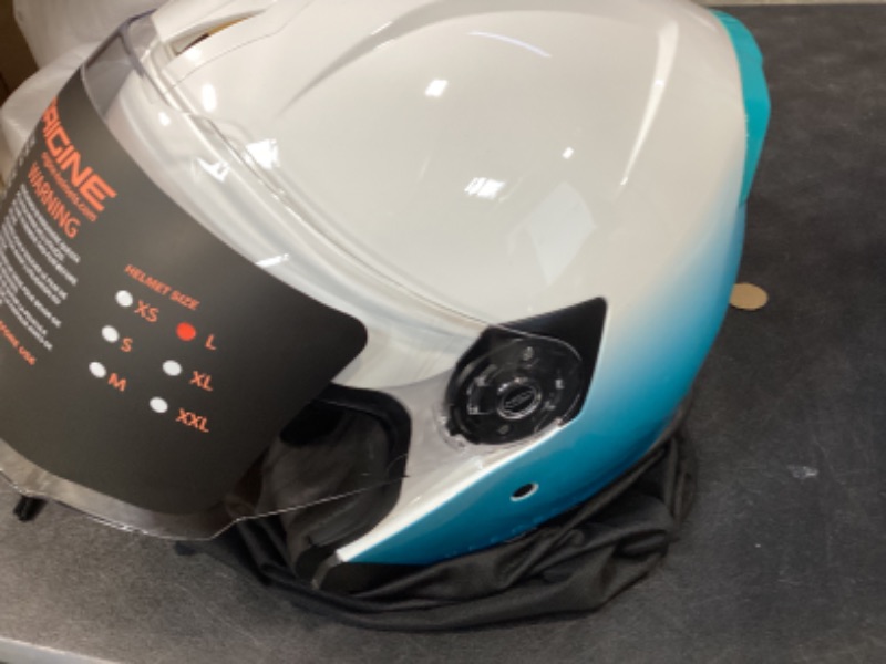 Photo 1 of ORIGINE 3/4 Open Face Motorcycle Helmet with Double Visor for Scooters, DOT Approved