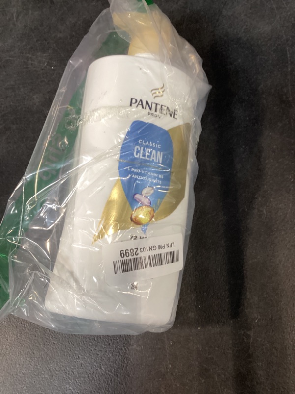 Photo 1 of Pantene Shampoo & Conditioner Set, Classic Clean - Pro-V Nutrients for Dry, Color-Treated Hair, Healthy Looking Hair Every Wash, Antioxidant-Rich, 52.8 Oz Total + Miracle Rescue Shot (0.5 Oz)