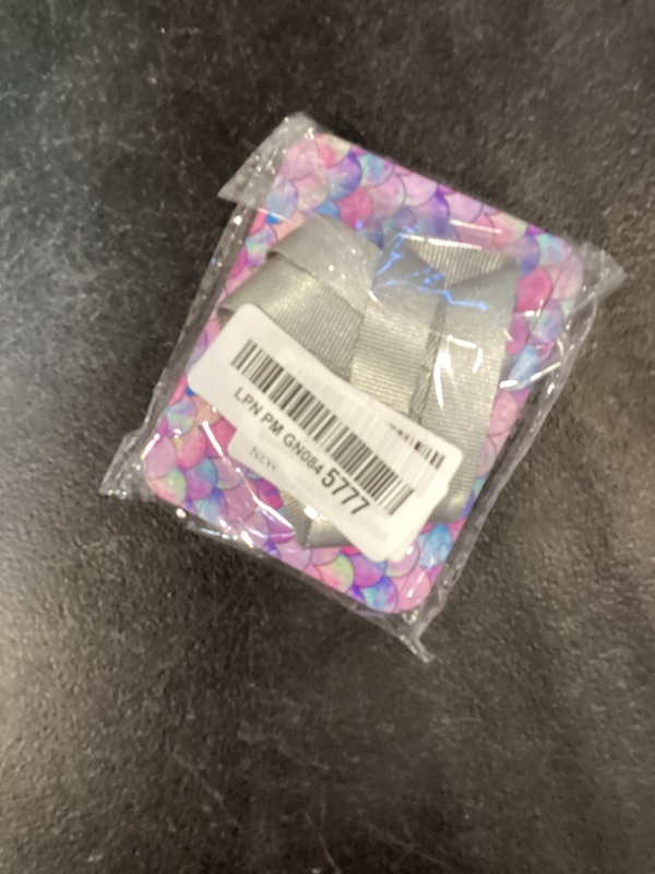Photo 1 of Mermaid Rainbow Badge Holder Horizontal Detachable Neck Lanyardbadge Holder for Men Women Waterproof Id Card Name Protector Cover with Lanyard Strap for Offices School Driver Licence
