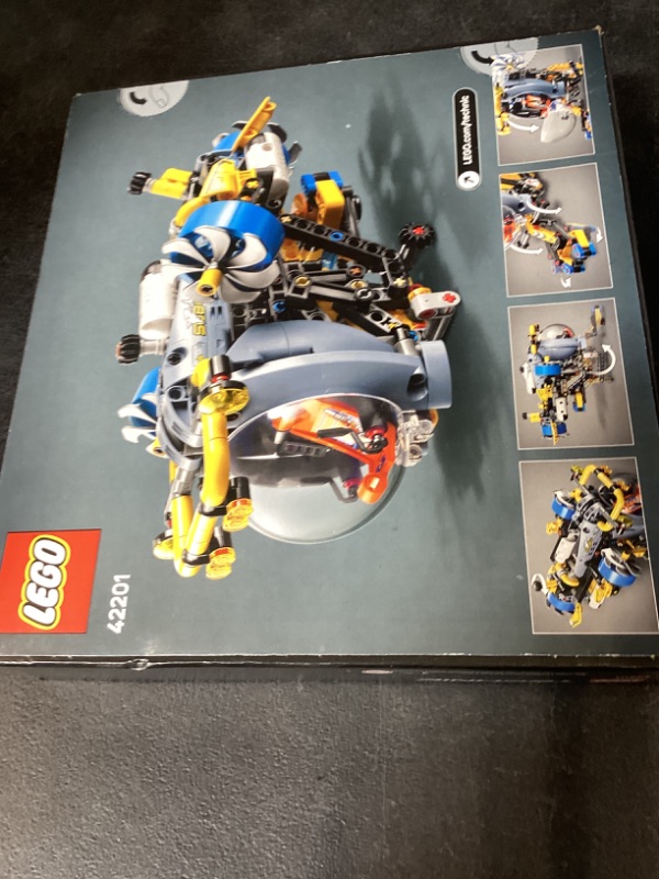 Photo 1 of LEGO Technic Deep-Sea Research Submarine Toy - Building Toy for Kids, Boys and Girls, Ages 9+ - Creative and Unique Gift Idea for Birthdays - Movable Propellers and More - 42201