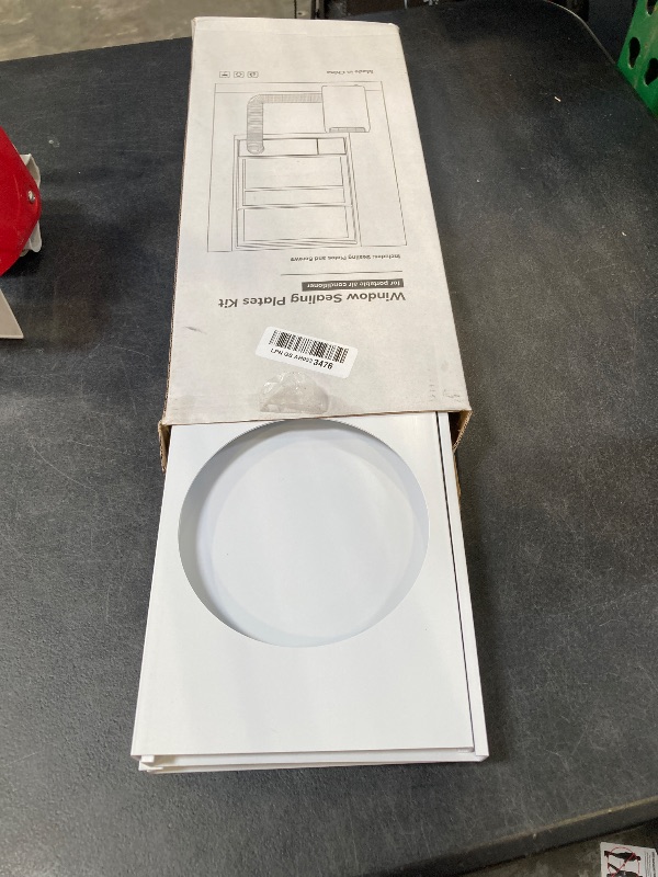 Photo 1 of Air Jade Dual Hose Portable Air Conditioner Window Seal Kit, 3 Pcs AC Window Vent Kit for Dual Hose Portable Air Conditioner with 5.9" Diameter Vent Pipe