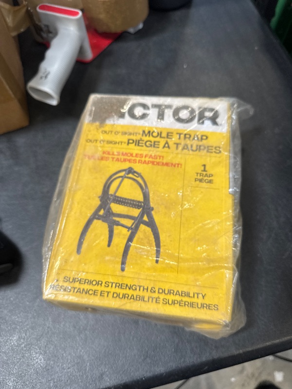 Photo 1 of Victor Out O'Sight Mole Trap - Mole Control Device for Lawns, Gardens, and Yards - 0631A - Durable Steel Trap for Outdoor Pest Removal