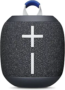 Photo 1 of Ultimate Ears WONDERBOOM 4 Portable Waterproof Bluetooth Speaker with Balanced 360-Degree Sound and Bass, Dustproof Floating Speaker with 131ft (40m) Range- Black