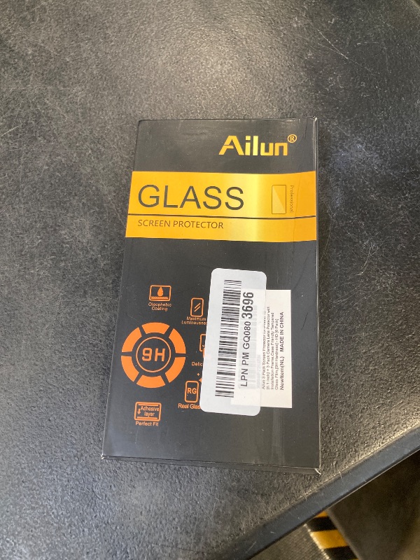 Photo 1 of Ailun 3 Pack Screen Protector for iPhone 15 [6.1 inch] + 3 Pack Camera Lens Protector with Installation Frame,Case Friendly Tempered Glass Film,[9H Hardness] - HD