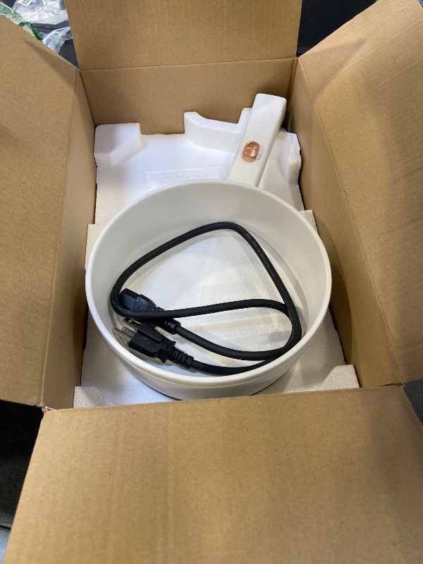 Photo 1 of Bear Hot Pot Electric, 2L Multifunctional Portable Cooking Pot, 1000W Rapid Noodles Electric, Non-Stick Frying Pans for Steak, Egg, Ramen, Oatmeal With Dual Power Adjustment