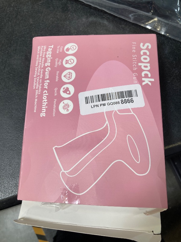 Photo 1 of Stitch  For Clothes - Handheld Stitch Gun Quick Clothing Fixer - Tagging Gun - Includes 6 Needle, 1000 Black Fasteners & 1000 White Fasteners