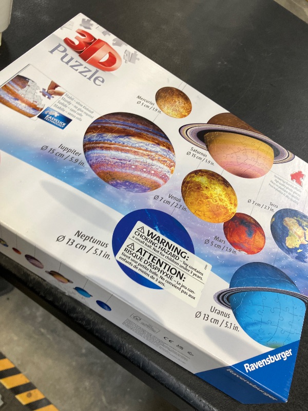 Photo 1 of Ravensburger Solar System 540 Piece - 9 Planet 3D Jigsaw Puzzle Set for Kids & Adults - Easy Click Technology - Durable Material - MESH Accredited