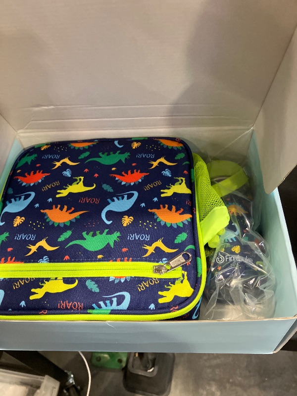 Photo 1 of Fimibuke Kids Bento Lunch Box, Leakproof Toddler Bento Box with 8.5 OZ Insulated Food Jar, Lunch Bag, Kids Water Bottle, 3 or 4 Compartment Container for Back to School Toddler Girls Boys