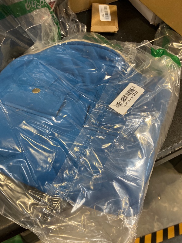 Photo 1 of Queenmore Dog Winter Coat Warm Puffer Jacket Waterproof Plush Lining Thermal Cold Weather Vest for Small Medium Large Dogs, Windproof Easy On Pet Jacket Blue M