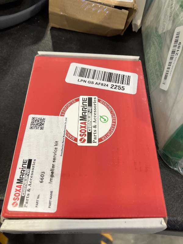 View 2 of 6603 Raw Sea Water Pump Impeller Kit for Oberdorfer 402M 405M 406M Engine