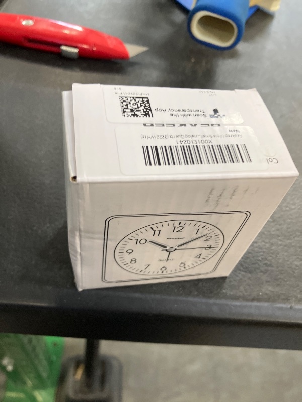 Photo 1 of Peakeep Ultra Small, Battery Travel Alarm Clock with Snooze and Light