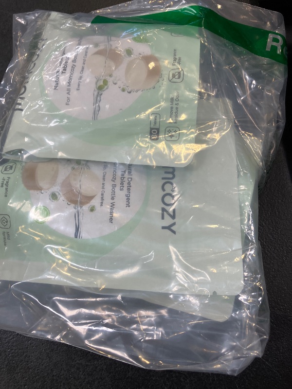 Photo 1 of Momcozy Official Natural Detergent Tablets for Baby Bottle Washer, Powerful Plant-Based Formula, Safe & Residue-Free Washing Block, 120 Tablets