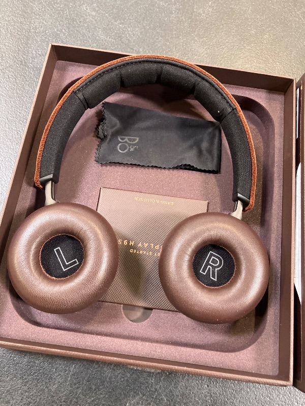Photo 1 of Bang & Olufsen Beoplay H95 Premium Comfortable Wireless Active Noise Cancelling (ANC) Over-Ear Headphones with 38 Hours Battery Life and Protective Carrying Case, Chestnut