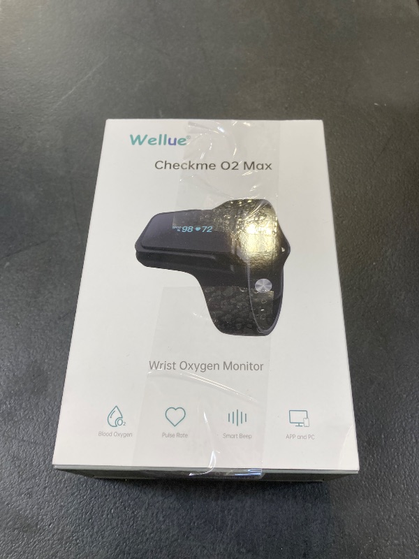 Photo 1 of Wellue Wrist Pulse Oximeter with Audio Reminder| Bluetooth Blood Oxygen Monitor Rechargeable for Continuous SPO2 Tracking with 72 Hours Battery Life, Free APP & PC Reports, Style 2