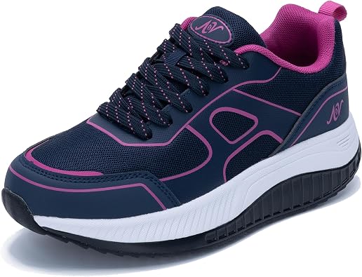 Photo 1 of AOV Womens Walking Shoes with Arch Support Wide Plantar Fasciitis Sneakers Orthotic Tennis Shoes for Foot and Heel Pain Relief