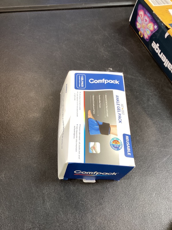 Photo 1 of Comfpack Heel Ice Pack Wrap for Plantar Fasciitis Relief, Ankle Ice Pack Wrap for Swelling, FSA Eligible, Ice Pack for Injures Reusable, Gel Cold Pack for Achilles Tendonitis, Ankle Sprain, Heel Pain