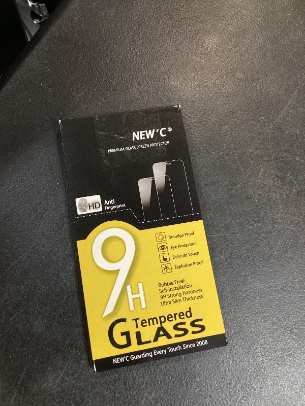 Photo 1 of NEW'C 3 Pack Designed for iPhone 12 Mini Screen Protector (5.4"), Enhanced Tempered Glass Protection, Case Friendly Scratch Resistant,Bubble-Free, Ultra Resistant