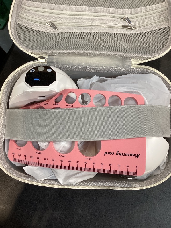 Photo 1 of Wearable Breast Pump,Hands-Free Wireless Electric Pump with App-Controlled 5 Modes,15 Adjustable Intensity Settings Lightweight for Office/Driving/Sleeping with 17/19/21 Flange