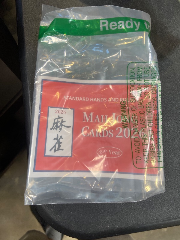 Photo 1 of Tehkeya American Mahjong Score Cards 2026 – Large Print Reference Cards for Standard Hands, Easy-to-Read Rule Guide for Players, 4 Pack