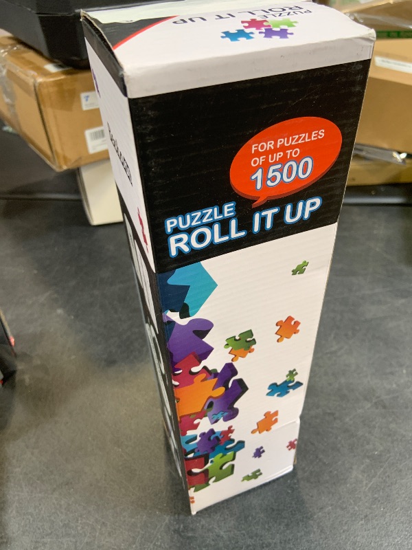 Photo 1 of Becko US Puzzle Mat Roll Up with Drawstring Storage Bag, Felt Rollup Mat for Easy Transport & Storage, Portable Puzzle Board Puzzles Saver Keeper for Jigsaw Puzzles Up to 1500 Pieces