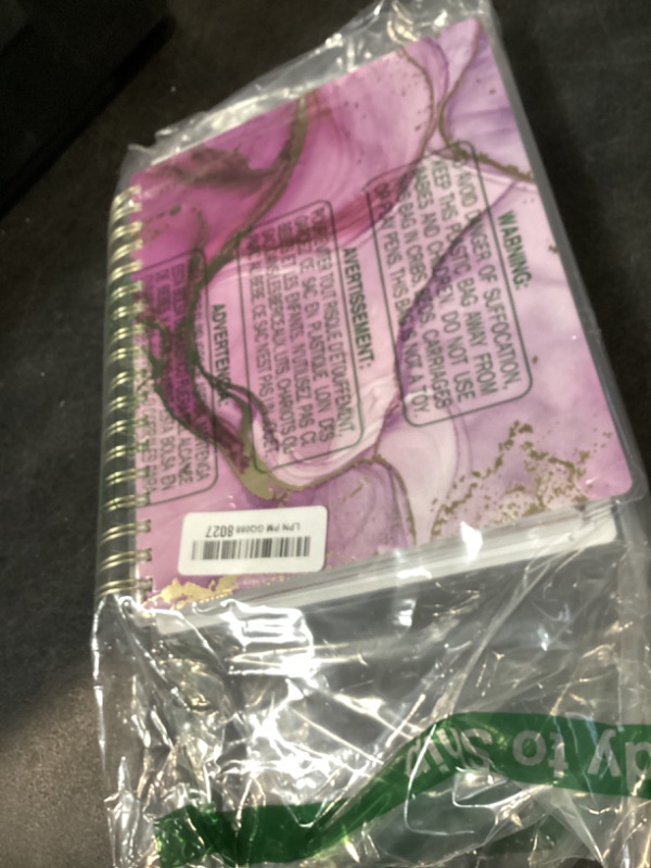 Photo 1 of Planner 2026-2027, Large 18 Months Academic Daily Weekly Monthly Planner Yearly Agenda July. 2026–Dec. 2027, 7.9" x 9.8", Page Tabs, Separator Page, Pocket Folder, Bookmark, Stickers, Sticky Note Set