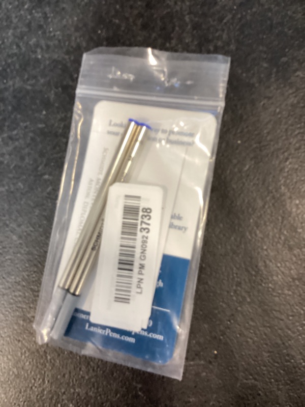 Photo 1 of Schmidt 6040 Fineliner Spring Loaded Refill 1.0mm, Blue, 2 Pack Blister (SC58118) | German-Made for Smooth, Vibrant Writing | Compatible with Monteverde USA, Conklin, Faber-Castell, and More