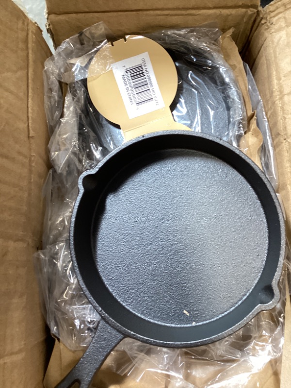 Photo 1 of HAWOK Cast Iron Mini Skillet, Round Pan, Mini Server, DIA 5.3inch, 12 Pcs, Black