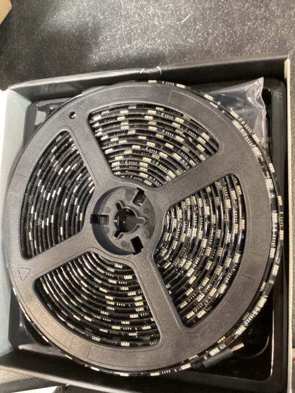 Photo 1 of FFJ TV Lights that Change with Screen, 18ft Cuttable LED Backlight for 75-85 Inch Screen and PC Monitor, Backlight with Sensor, Smart App Control, Game & Music Sync Color Changing Lights